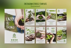 网页元素-植树节环保宣传H5模板设计